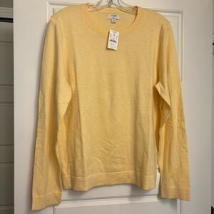 J.Crew Cotton Teddie Crewneck Sweater